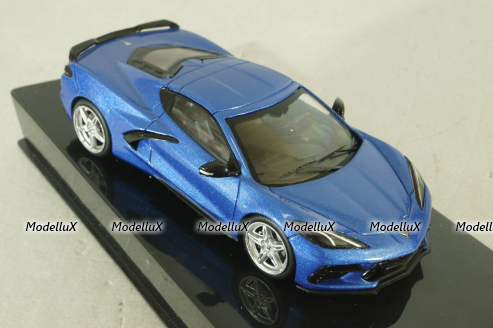 Chevrolet Corvette (C8) Stingray 2020, blue, MOC316, IXO 1:43