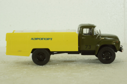 АС-161(130) Аэрофлот, Зил-130 хаки/желтый, Автолегенды СССР, Грузовики, 1:43