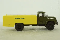 АС-161(130) Аэрофлот, Зил-130 хаки/желтый, Автолегенды СССР, Грузовики, 1:43