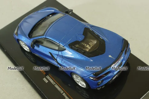 Chevrolet Corvette (C8) Stingray 2020, blue, MOC316, IXO 1:43