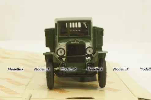 Зис (УралЗис)-5В, бортовой, зеленый, Н267, Наш Автопром 1:43