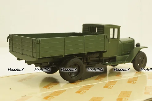 Зис (УралЗис)-5В, бортовой, зеленый, Н267, Наш Автопром 1:43