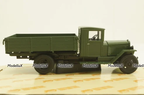 Зис (УралЗис)-5В, бортовой, зеленый, Н267, Наш Автопром 1:43