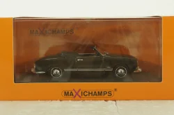 Volkswagen Karmann Ghia Cabriolet 1955, Black, 940051030, Maxichamps 1:43