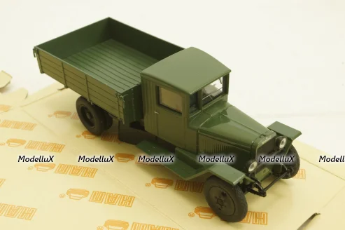 Зис (УралЗис)-5В, бортовой, зеленый, Н267, Наш Автопром 1:43