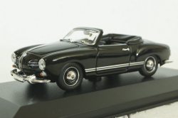 Volkswagen Karmann Ghia Cabriolet 1955, Black, 940051030, Maxichamps 1:43