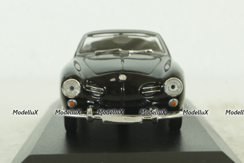 Volkswagen Karmann Ghia Cabriolet 1955, Black, 940051030, Maxichamps 1:43