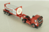 Mercedes SK 1850 tractor with semi trailer HOYER 1994, red, Herpa 1:87