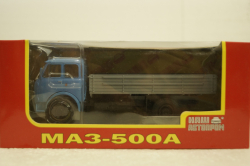 Маз-500А синий/серый, 1970, Н284, Наш Автопром 1:43