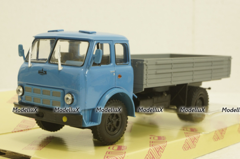 Маз-500А синий/серый, 1970, Н284, Наш Автопром 1:43