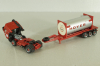 Mercedes SK 1850 tractor with semi trailer HOYER 1994, red, Herpa 1:87