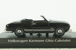 Volkswagen Karmann Ghia Cabriolet 1955, Black, 940051030, Maxichamps 1:43