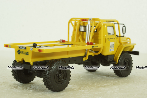 Урал-43206 триал, желтый Автолегенды СССР, Грузовики, 1:43