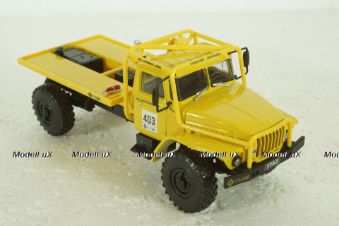 Урал-43206 триал, желтый Автолегенды СССР, Грузовики, 1:43