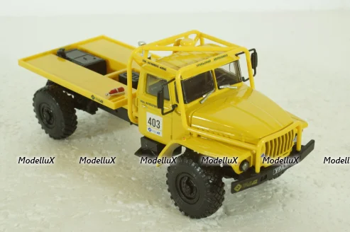 Урал-43206 триал, желтый Автолегенды СССР, Грузовики, 1:43