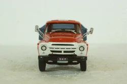 Зил-138 газобалонный, бортовой, красный/синий, Наши Грузовики №37, 1:43