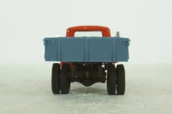 Зил-138 газобалонный, бортовой, красный/синий, Наши Грузовики №37, 1:43