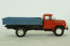 Зил-138 газобалонный, бортовой, красный/синий, Наши Грузовики №37, 1:43