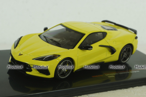 Chevrolet Corvette (C8) 2020, yellow, MOC315, IXO 1:43