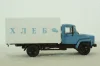 Газ-3307 Хлеб, голубой/белый, Наши Грузовики №4, 1:43