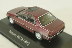 Peugeot 405 SR Saloon 1993, redmetallic, Altaya 1:43 Уценка!
