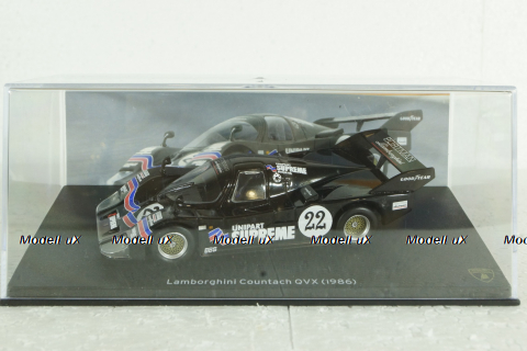 Lamborghini Countach QVX N 22 500km KYALAMI 1986, Lamborghini collection, Altaya 1:43