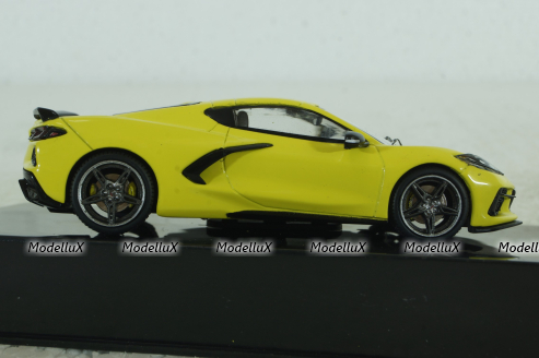 Chevrolet Corvette (C8) 2020, yellow, MOC315, IXO 1:43
