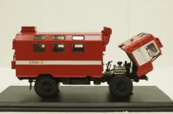 Газ-66 Кунг, пожарный, SSM1191, SSM 1:43