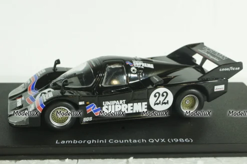 Lamborghini Countach QVX N 22 500km KYALAMI 1986, Lamborghini collection, Altaya 1:43