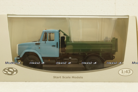 Зил-ММЗ-45085, голубой/зеленый, SSM1262, SSM 1:43