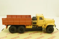 Краз-255Б борт с тентом, 1969 бежевый/красный, Н289, Наш Автопром 1:43