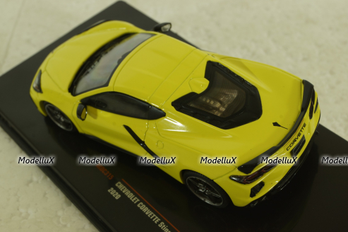 Chevrolet Corvette (C8) 2020, yellow, MOC315, IXO 1:43