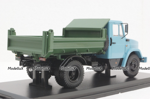 Зил-ММЗ-45085, голубой/зеленый, SSM1262, SSM 1:43