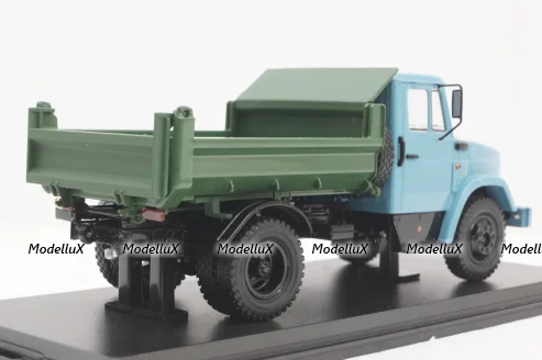 Зил-ММЗ-45085, голубой/зеленый, SSM1262, SSM 1:43
