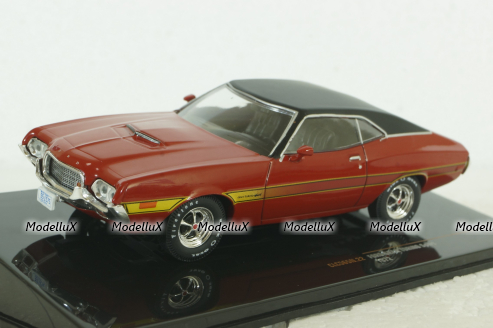 Ford Gran Torino Sport 1972, red, CLC565, IXO 1:43
