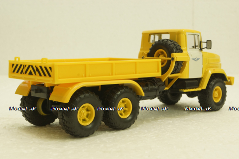 Краз-6446, баластный тягач, желтый, Н955, Наш Автопром 1:43