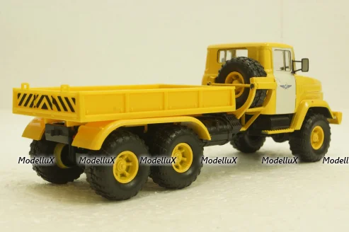 Краз-6446, баластный тягач, желтый, Н955, Наш Автопром 1:43