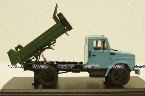 Зил-ММЗ-45085, голубой/зеленый, SSM1262, SSM 1:43