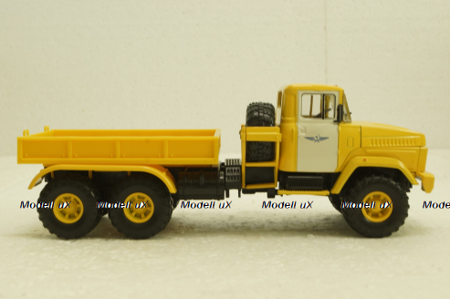 Краз-6446, баластный тягач, желтый, Н955, Наш Автопром 1:43