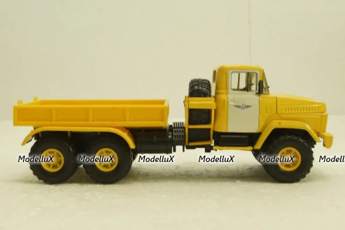 Краз-6446, баластный тягач, желтый, Н955, Наш Автопром 1:43