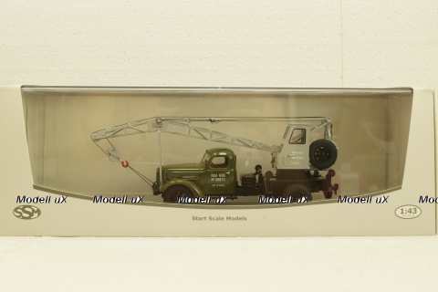Лаз-690 (Зил-164), автокран, SSM1030, SSM 1:43