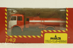 Маз-5334 ТЗА-7,5, пожарный, Н987, Наш Автопром 1:43