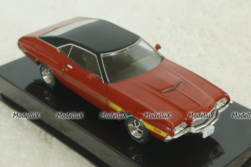 Ford Gran Torino Sport 1972, red, CLC565, IXO 1:43