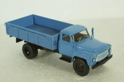 Газ-53-12 бортовой, голубой. Наши Грузовики №46, 1:43
