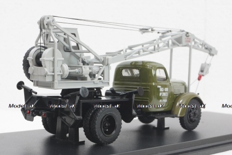 Лаз-690 (Зил-164), автокран, SSM1030, SSM 1:43