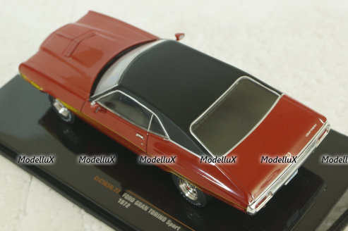 Ford Gran Torino Sport 1972, red, CLC565, IXO 1:43
