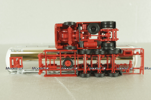 Volvo FH 12 Globetrotter XL with semi-trailer tank "Transport de jongh", blue/chrome, 145350, Herpa 1:87