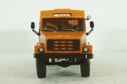 Урал-4322 6х6 Вахтовый автобус, оранжевый, Наши Грузовики №31, 1:43