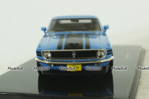 Ford Mustang Boss 302 1970, blue, CLC569, IXO 1:43