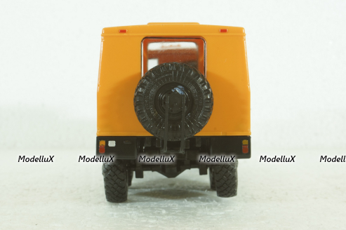 Урал-4322 6х6 Вахтовый автобус, оранжевый, Наши Грузовики №31, 1:43